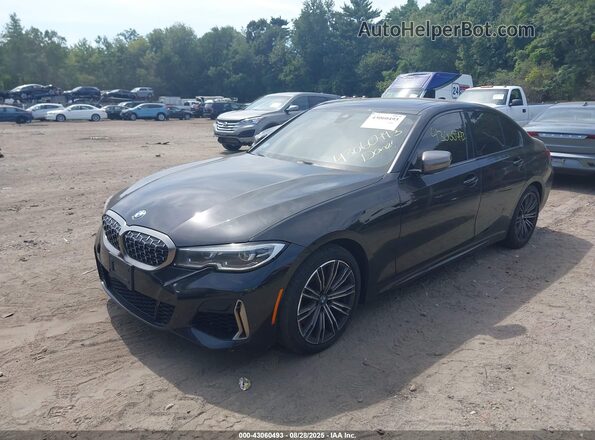 WBA5U9C05LA380183 2020 BMW 3 SERIES Black Vista tres cuartos delantera izquierda