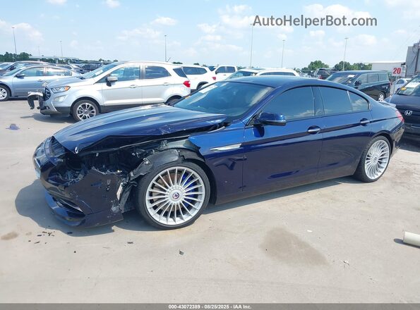 WBA6D6C33HG745560 2017 BMW 6 SERIES Blue წინა მარცხენა ხედი სამი მეოთხედიდან