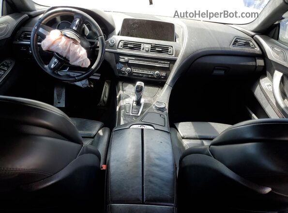 WBA6D6C51JG388872 2018 BMW 6 SERIES Черный Вид панели приборов