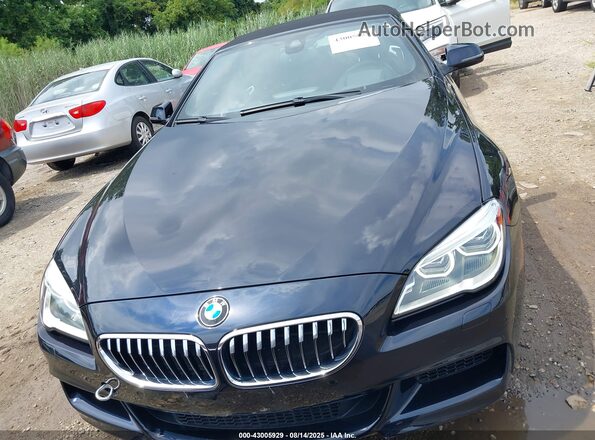 WBA6F1C34HGT83719 2017 BMW 6 SERIES Black წინა ხედი
