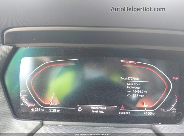 WBA73AK07L7F91268 2020 BMW 2 SERIES Black Հետևի նստատեղերի տեսք