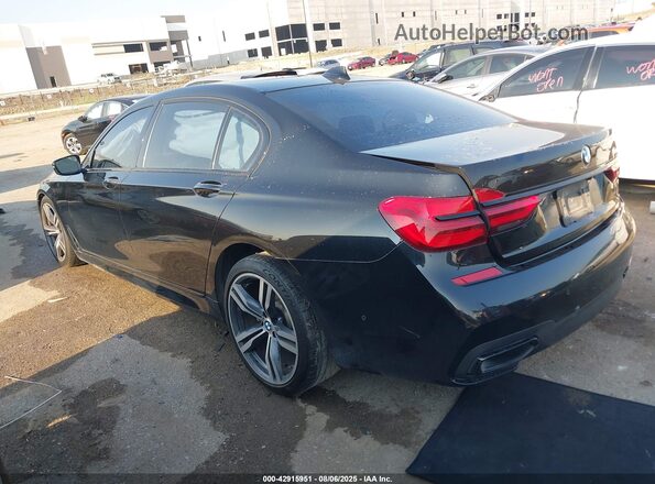 WBA7E2C59KB217750 2019 BMW 7 SERIES Черный Задняя левая четверть