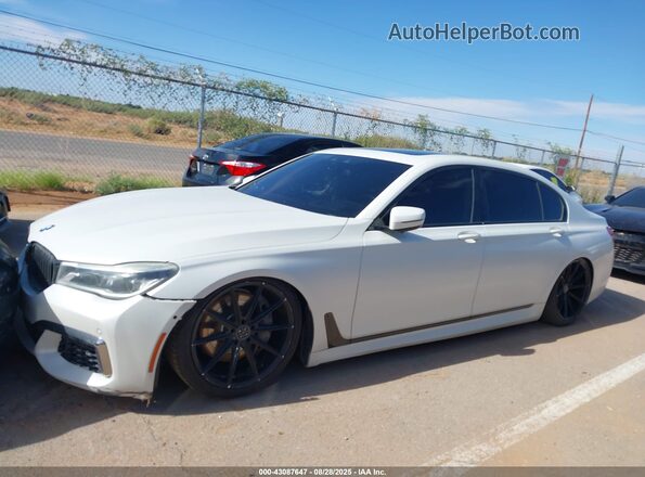 WBA7F0C38HGM21676 2017 BMW 7 SERIES White Սալոնի հետևի տեսք