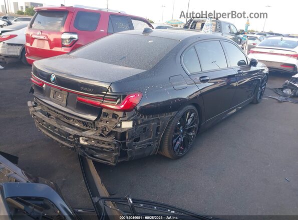 WBA7T2C07MCF72720 2021 BMW 7 SERIES Black Задня права чверть