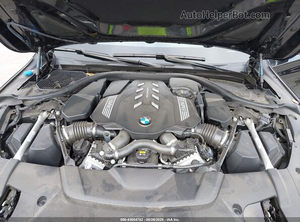 WBA7U2C07NCG89809 2022 BMW 7 SERIES Black Widok z tyłu