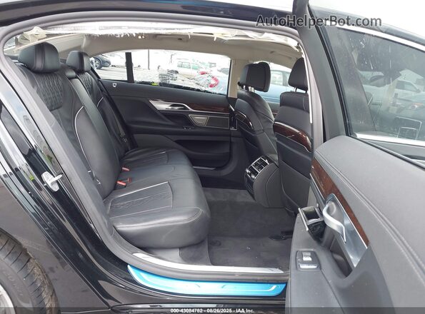 WBA7U2C07NCG89809 2022 BMW 7 SERIES Black Widok naklejki z numerem VIN