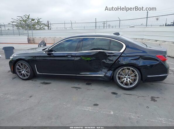 WBA7U2C07NCG89809 2022 BMW 7 SERIES Black Widok wnętrza 360 stopni