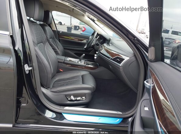 WBA7U2C07NCG89809 2022 BMW 7 SERIES Black Widok wnętrza z przodu