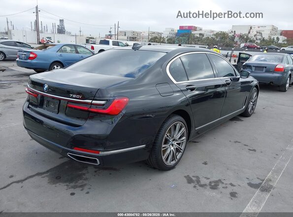 WBA7U2C07NCG89809 2022 BMW 7 SERIES Black Tył prawy