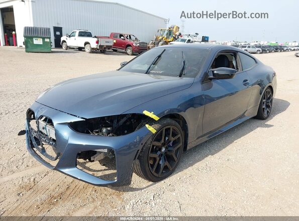 WBA83DA06SCT85384 2025 BMW M4 Blue Передня ліва чверть