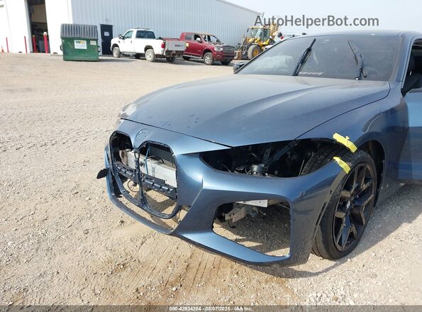 WBA83DA06SCT85384 2025 BMW M4 Blue Вид спереду
