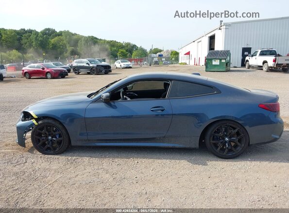 WBA83DA06SCT85384 2025 BMW M4 Blue Панорамний вид салону 360°