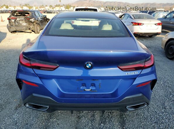 WBAGV2C08PCM85470 2023 BMW 8 SERIES Blue Widok z tyłu