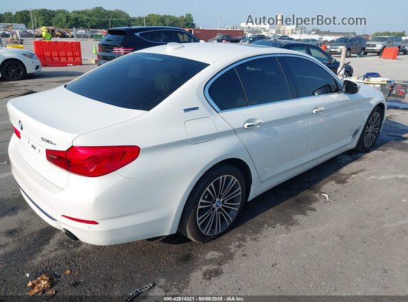 WBAJB1C59JB085080 2018 BMW 5 SERIES Белый Задняя правая четверть