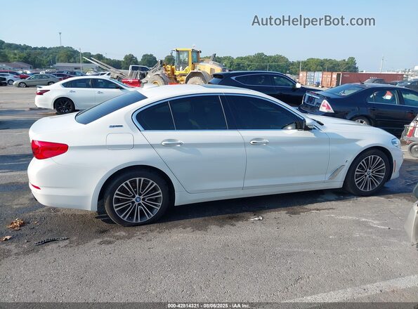 WBAJB1C59JB085080 2018 BMW 5 SERIES Белый Вид задней части салона