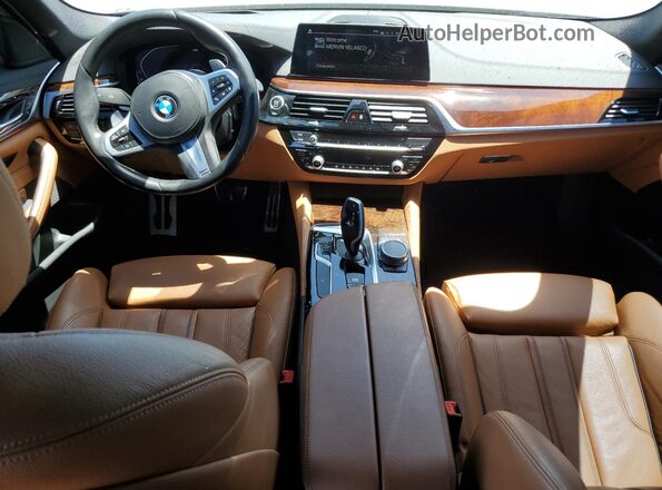 WBAJS1C03LCE04350 2020 BMW 5 SERIES Black Vista del salpicadero