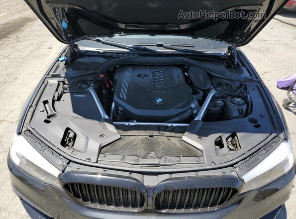WBAJS1C03LCE04350 2020 BMW 5 SERIES Black Vista interior trasera