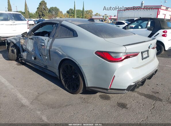 WBS33AZ00NCJ97053 2022 BMW M4 Gray Հետևի ձախ