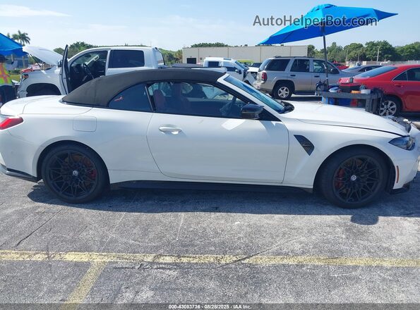 WBS33BA03PCL58483 2023 BMW M4 White Widok wnętrza z tyłu