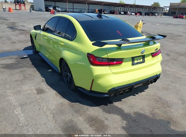 WBS43AY06NFM56715 2022 BMW M3 Green Задня ліва чверть