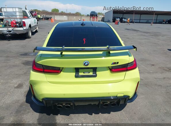 WBS43AY06NFM56715 2022 BMW M3 Green 