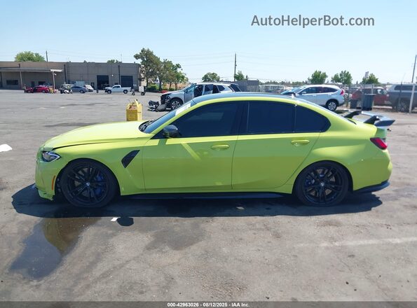 WBS43AY06NFM56715 2022 BMW M3 Green Панорамний вид салону 360°