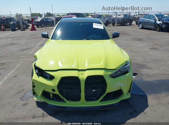 WBS43AY06NFM56715 2022 BMW M3 Green Вид щитка приладів