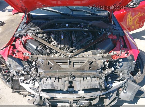 WBS43AY0XNFN12882 2022 BMW M3 Red Вид ззаду