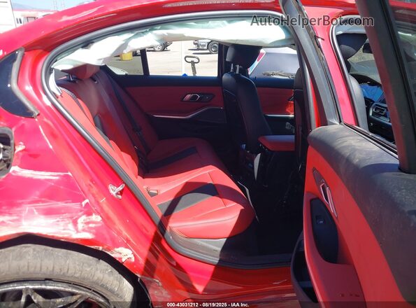 WBS43AY0XNFN12882 2022 BMW M3 Red Вид наклейки з VIN-кодом