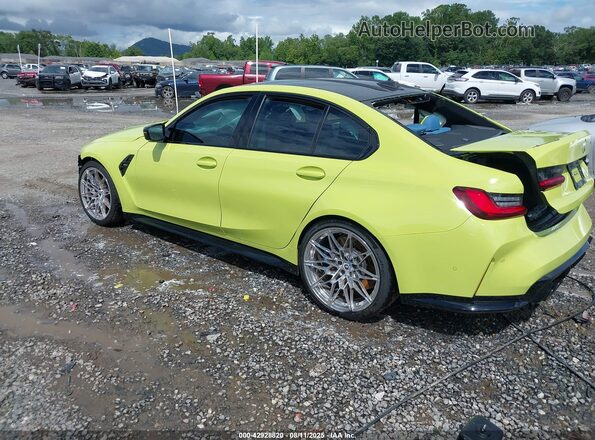 WBS53AY01PFP75205 2023 BMW M3 Green Հետևի ձախ