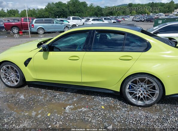 WBS53AY01PFP75205 2023 BMW M3 Green Սալոնի 360 աստիճան տեսք