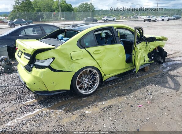 WBS53AY01PFP75205 2023 BMW M3 Green Հետևի աջ