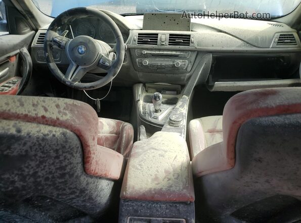 WBS8M9C58G5D30416 2016 BMW M3 Blue Vista del salpicadero