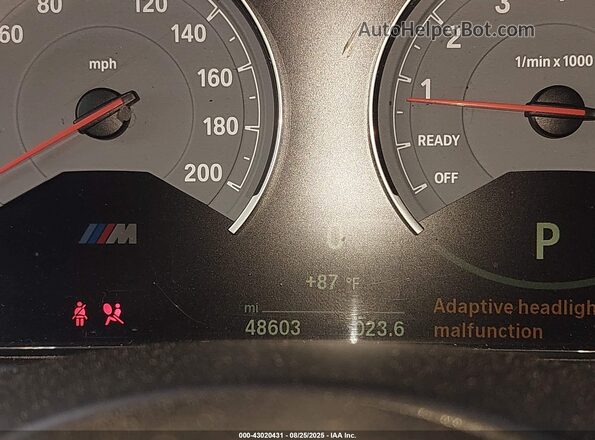 WBS8M9C59J5L00295 2018 BMW M3 Blue 