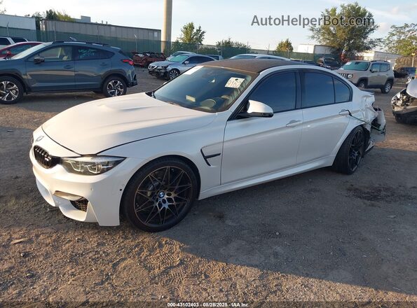 WBS8M9C5XJ5L71702 2018 BMW M3 White Front left