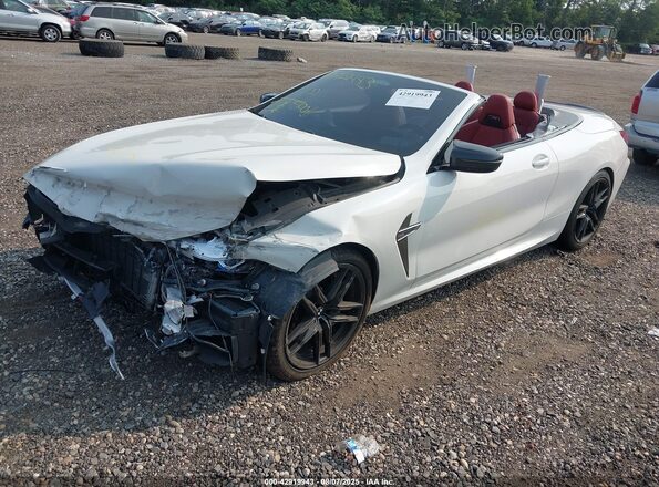WBSDZ0C02LCD60498 2020 BMW M8 White Передня ліва чверть