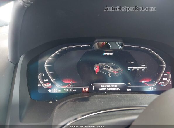 WBSGV0C02RCR33771 2024 BMW M8 Серый Вид задних сидений