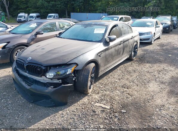 WBSJF0C50JB282164 2018 BMW M5 Черный Передняя левая четверть