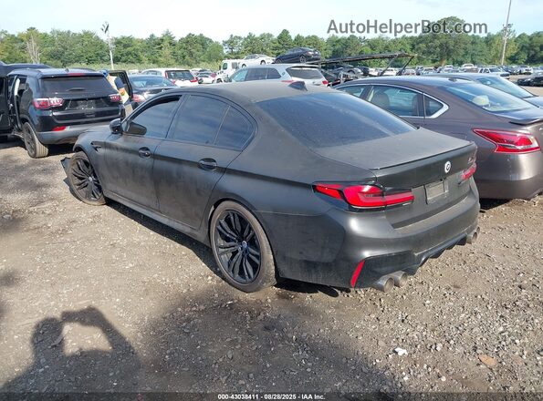 WBSJF0C50JB282164 2018 BMW M5 Черный Задняя левая четверть