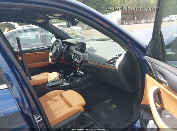WBX57DP08RN297326 2024 BMW X3 Blue Սալոնի դիմացի տեսք