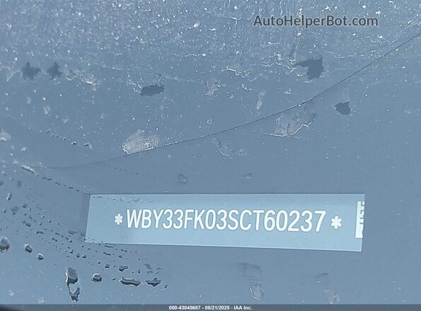 WBY33FK03SCT60237 2025 BMW OTHER Черный Вид подкапотного пространства