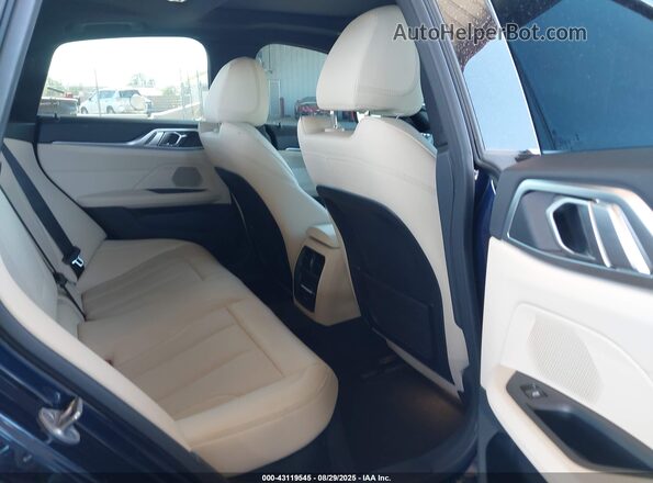 WBY43AW09PFP53618 2023 BMW I4 Blue Vista de la etiqueta del VIN