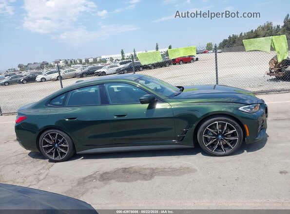 WBY43AW0XRFS25329 2024 BMW I4 Green Вид задньої частини салону