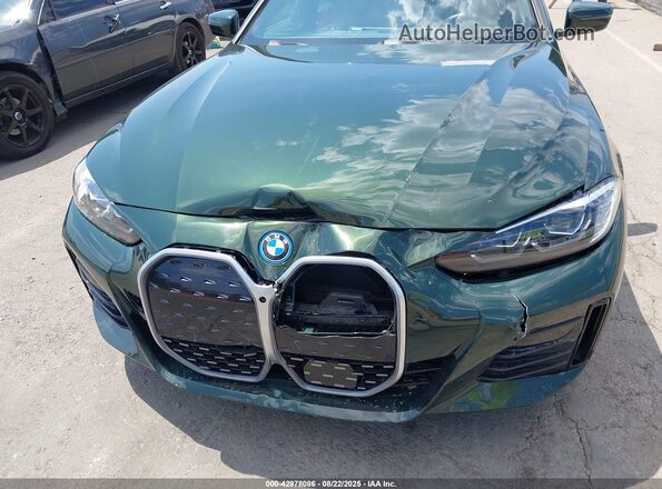 WBY43AW0XRFS25329 2024 BMW I4 Green Вид спереду