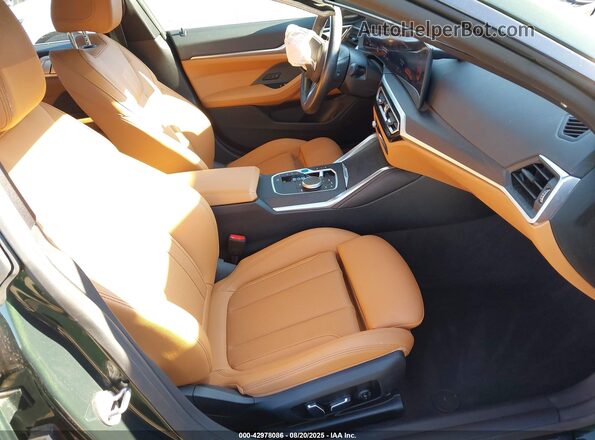 WBY43AW0XRFS25329 2024 BMW I4 Green Вид салону спереду