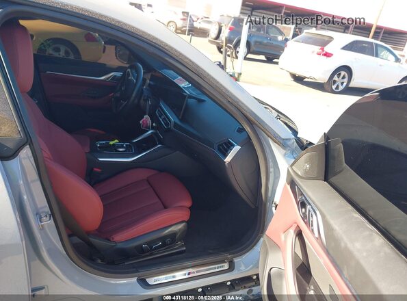WBY43AW0XRFS73655 2024 BMW I4 Gray Vista interior delantera