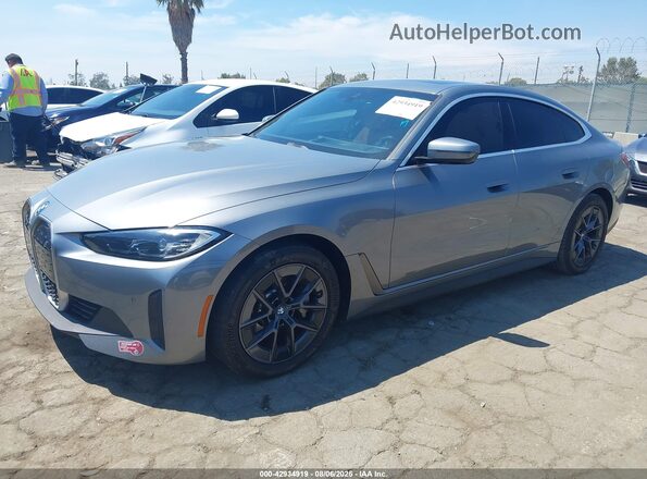 WBY73AW08PFP84033 2023 BMW I4 Gray Vista tres cuartos delantera izquierda