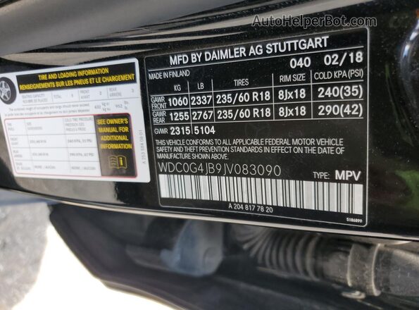 WDC0G4JB9JV083090 2018 MERCEDES-BENZ GLC-CLASS Black 