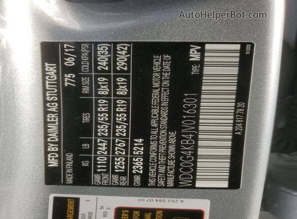 WDC0G4KB4JV016301 2018 MERCEDES-BENZ GLC-CLASS Silver 