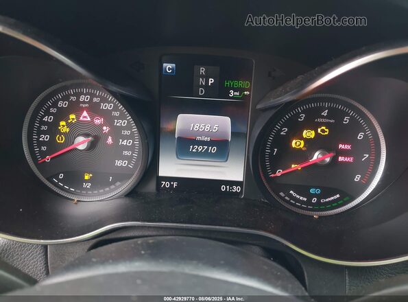 WDC0G5EB8KF636095 2019 MERCEDES-BENZ GLC 350E Black Հետևի նստատեղերի տեսք